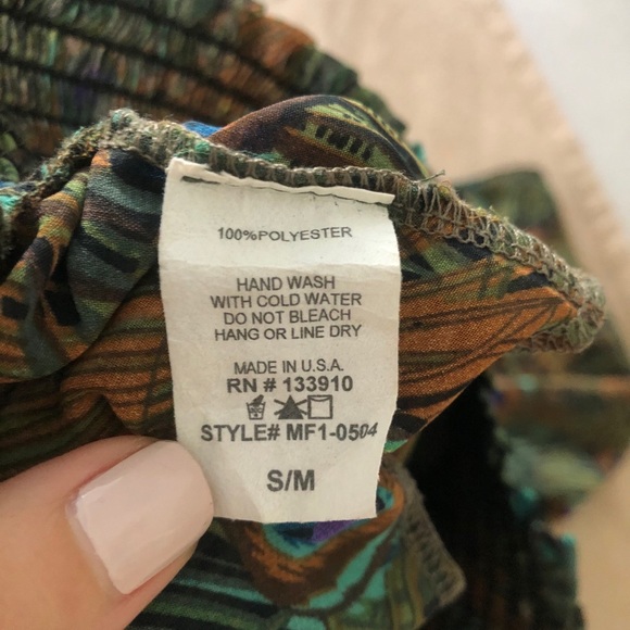 Show Me Your Mumu Peacock Pants S/M - Picture 3 of 7